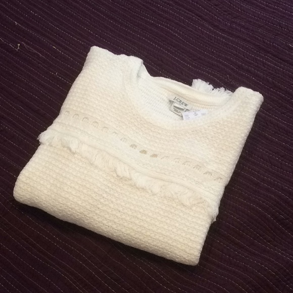 J. Crew Sweater Fringe Detail - Picture 7 of 8